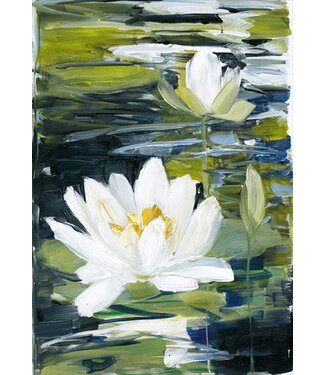Water Lilies Eday Card - Blank Inside