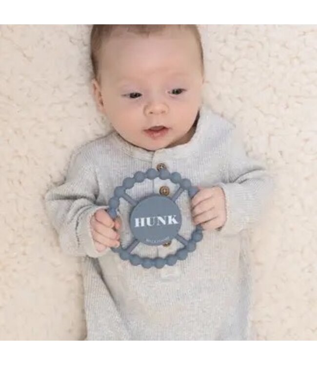 Hunk Blue Happy Teether