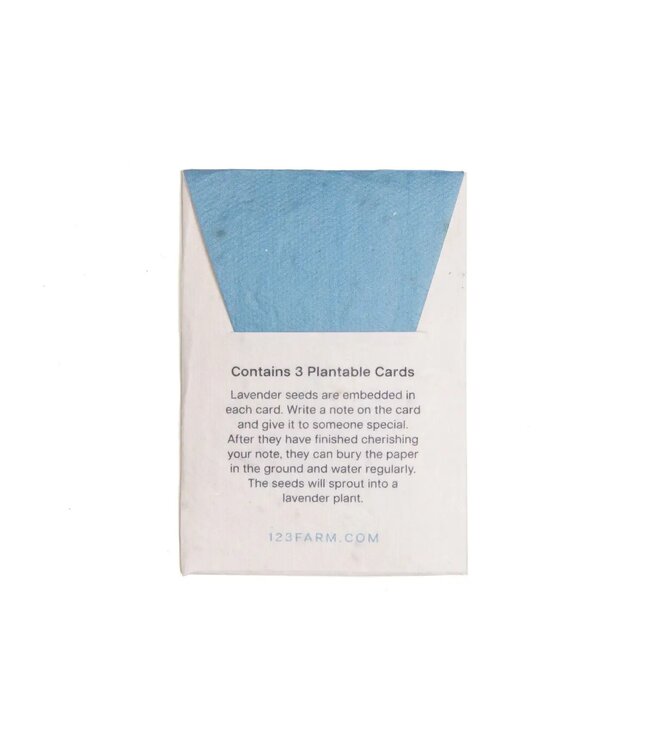 Plantable Lavender Seed Cards