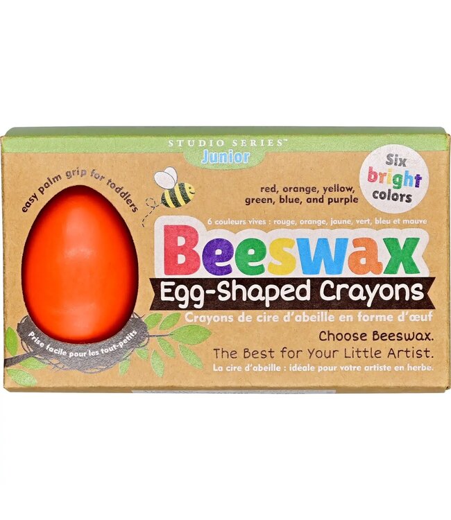 Studio Series Jr. Beeswax Egg-Shaped Crayons