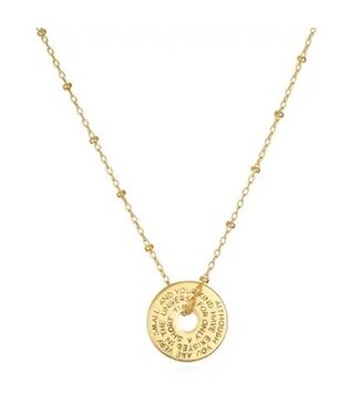 Inspiring Coin Necklace