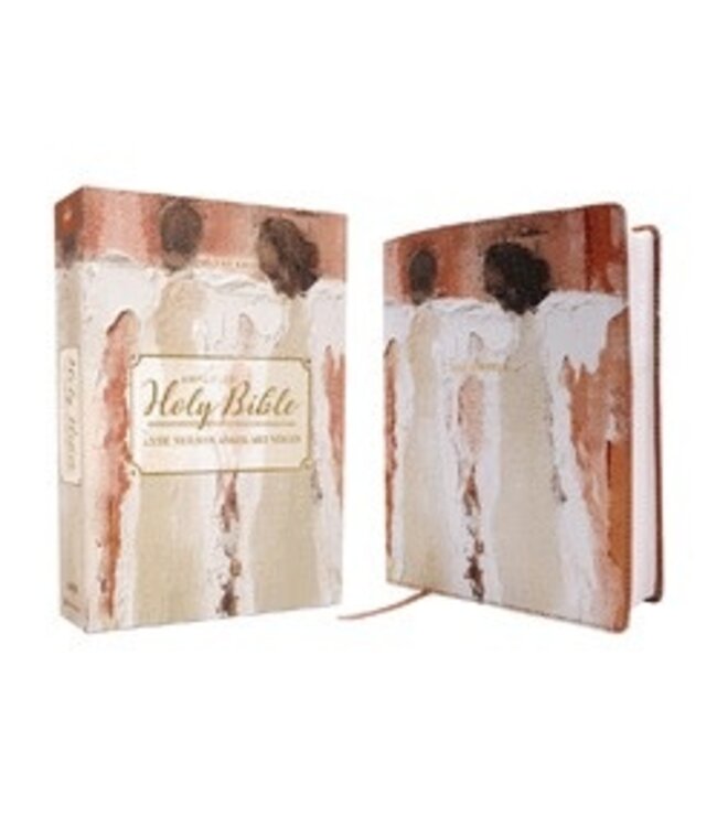 Amplified Holy Bible, Anne Neilson Angel Art Series, Leathersoft, Blush