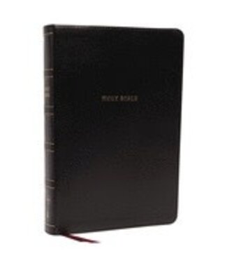 Nkjv, Reference Bible, Super Giant Print, Leathersoft, Black, Red Letter Edition, Comfort Print