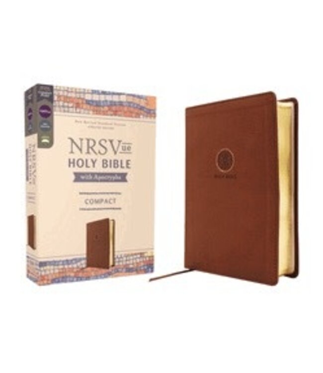 Nrsvue, Holy Bible with Apocrypha, Compact, Leathersoft, Brown, Comfort Print
