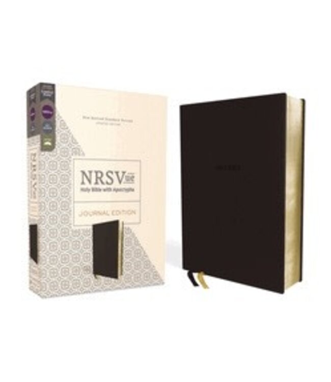 Nrsvue, Holy Bible with Apocrypha, Journal Edition, Leathersoft, Black, Comfort Print