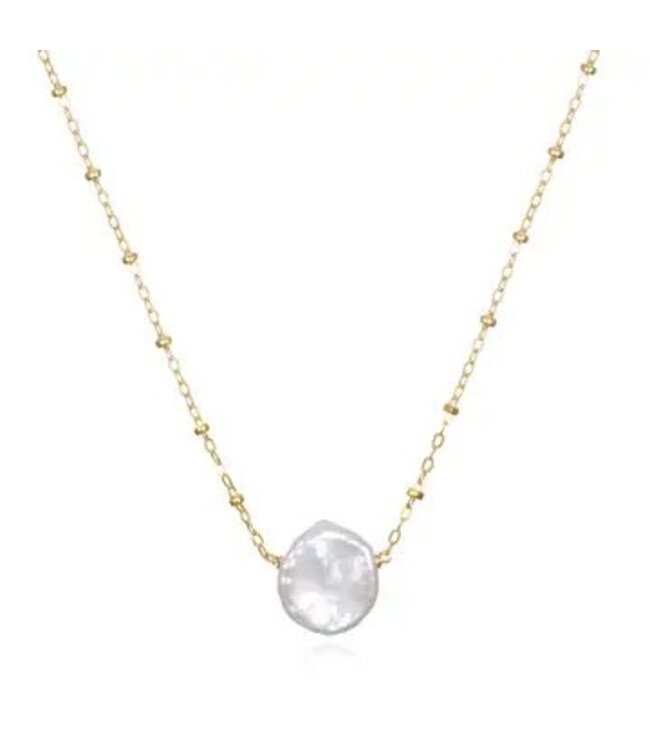 Keshi Pearl Satellite Necklace
