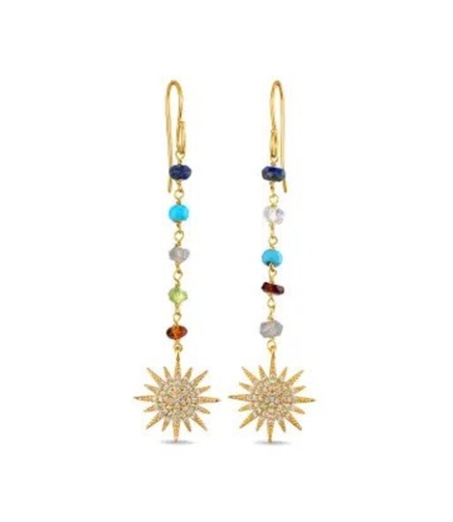 Sunburst Rainbow Dangles