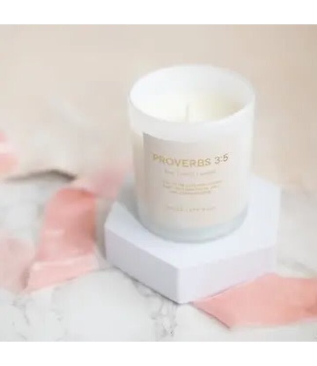 Scripture Candle: Proverbs 3:5