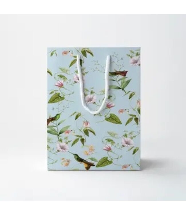Blue Chinoiserie Bird Gift Bag
