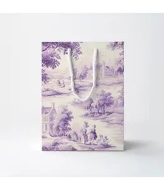 Lavender Toile Gift Bag