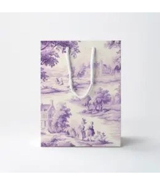 Lavender Toile Gift Bag