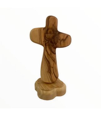 First Communion Standing Olive Wood Cross