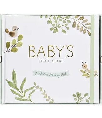 Baby's First Years: A Modern Memory Book with Keepsake Box