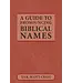 SCOTT-CRAIG, T S K Guide To Pronouncing Biblical Names by T S K Scott-Craig