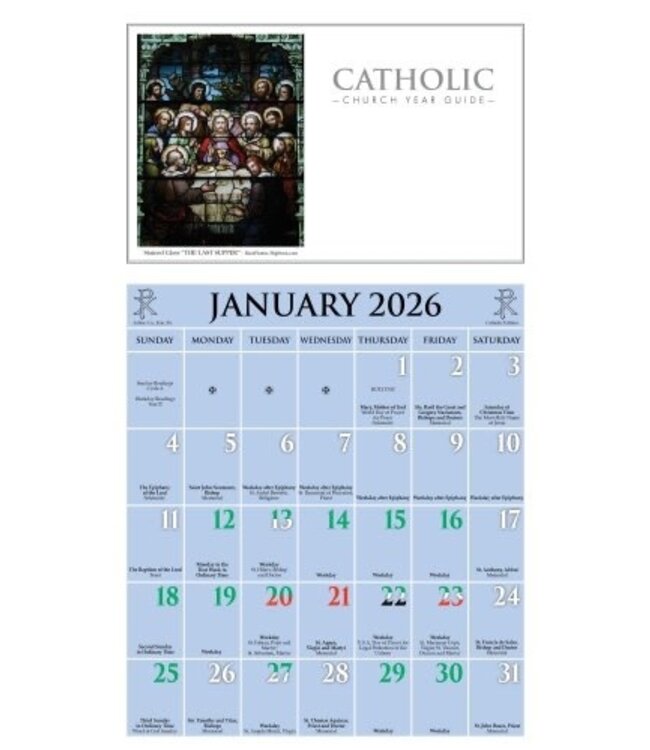 Ashby 2026 Catholic Calendar