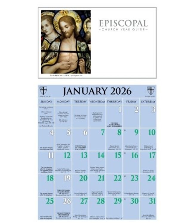 Ashby 2026 Episcopal Calendar
