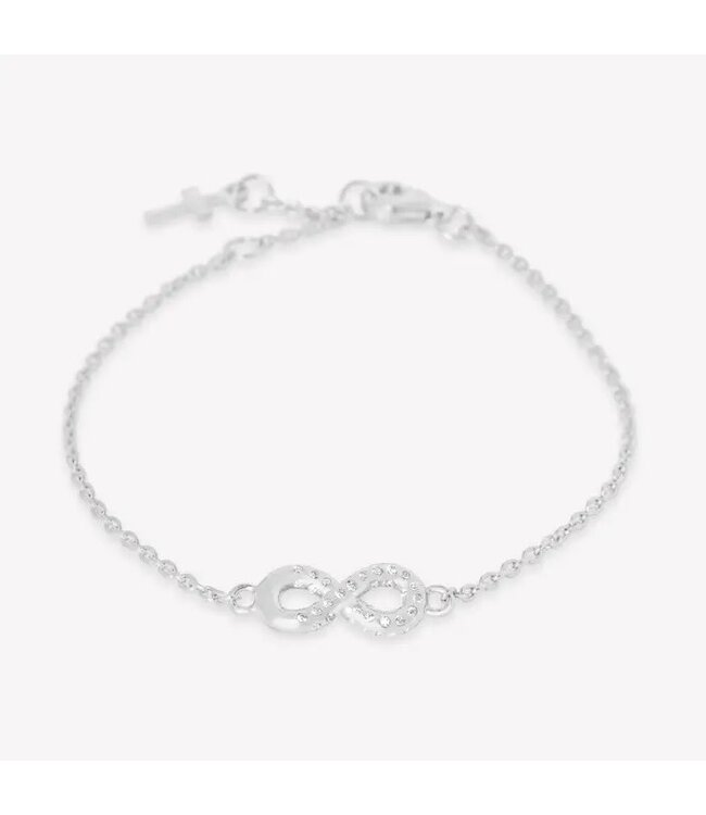 Infinite Hope Bracelet 7.9" Sterling Silver