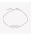 Infinite Hope Bracelet 7.9" Sterling Silver