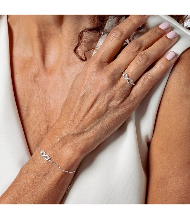 Infinite Hope Bracelet 7.9" Sterling Silver