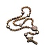 St. Benedict Wooden Rosary 18"