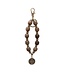 St. Benedict Wooden Rosary Keychain 7”