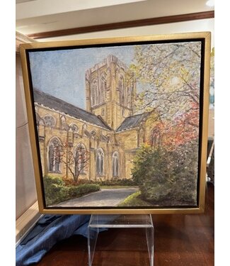 Sunny Cathedral - 12X12 Oil On Canvas Framed