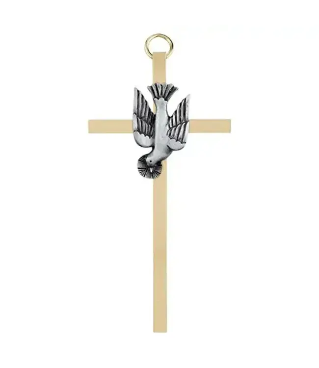 Brass Cross Confirmation 4.25"