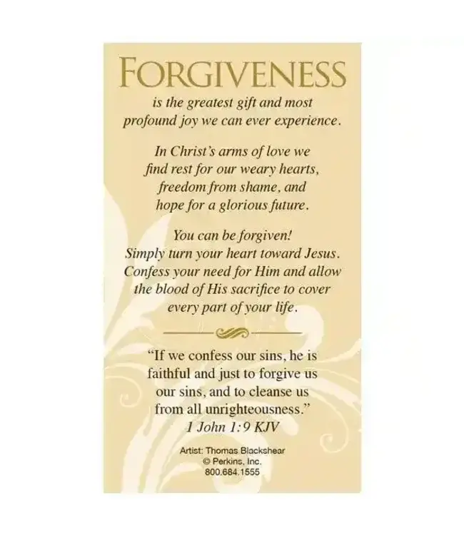 Aae Forgiven Witness Card