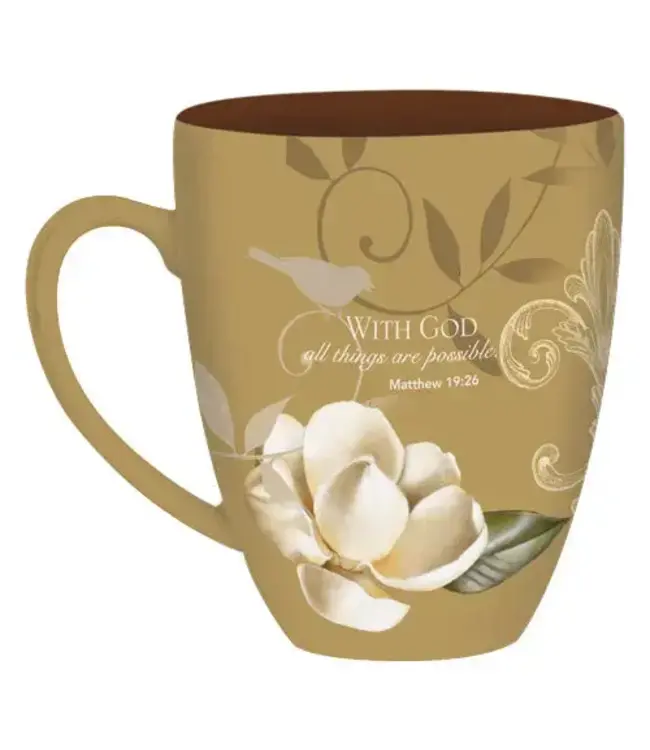 Grandiflora Magnolia (Matthew 19:26) Coffee Mug