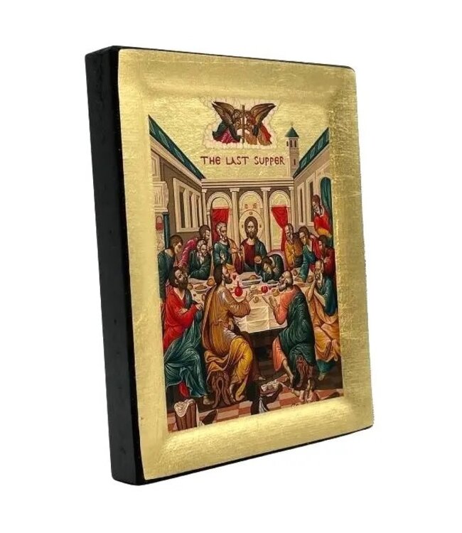 The Last Supper Silk Screen Icon 3.9 x 0.6 x 5.1"