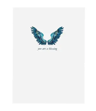 You Are A Blessing Wings Card