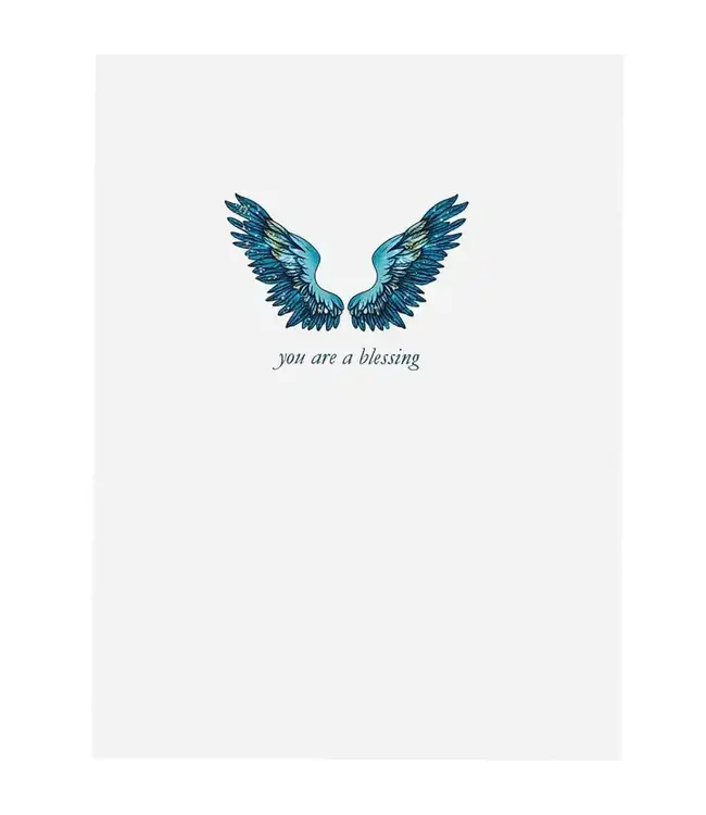 You Are A Blessing Wings Card
