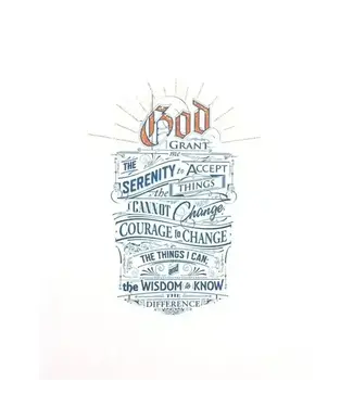 Serenity Prayer Card