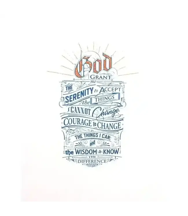 Serenity Prayer Card