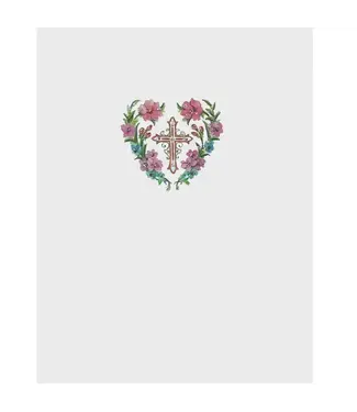 Cross in Flower Heart