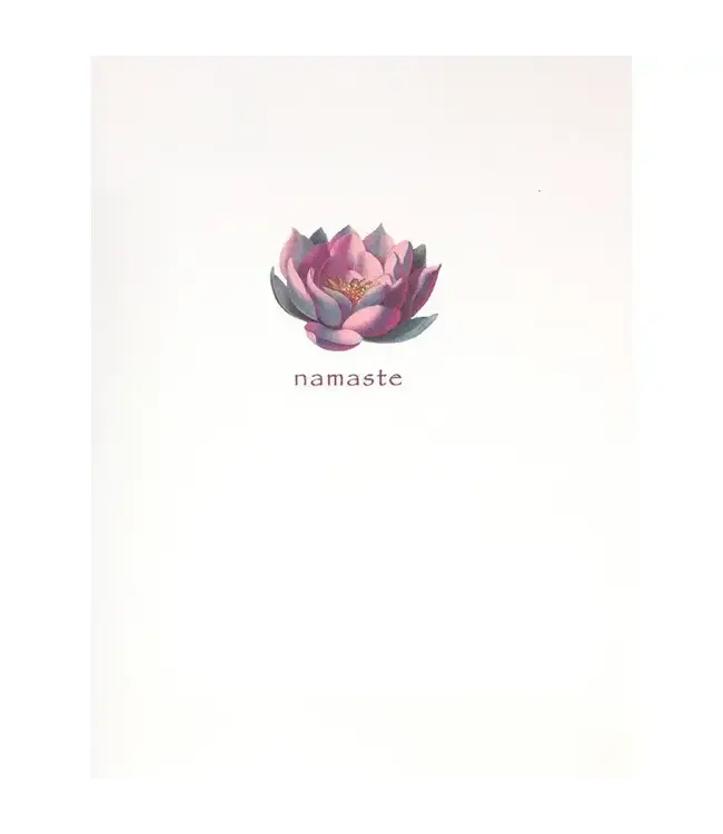 Lotus Flower Namaste Card