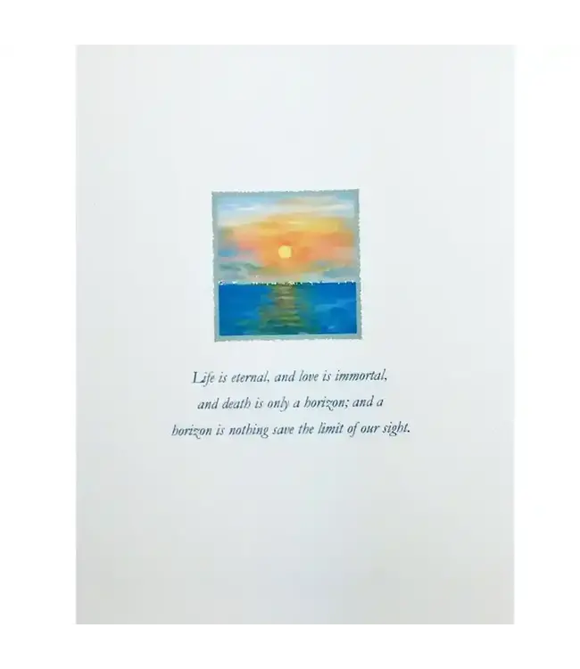 Horizon Sympathy Card