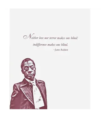 James Baldwin Quote Card