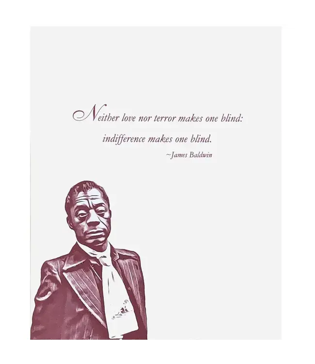 James Baldwin Quote Card