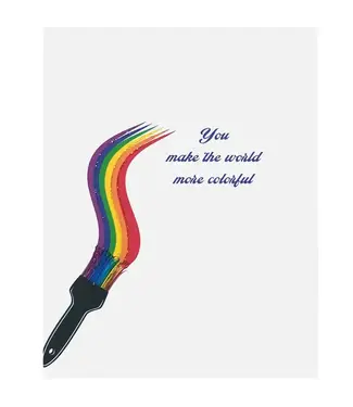 You Make the World More Colorful Card