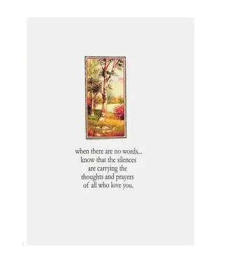 Birch Tree Sympathy Card
