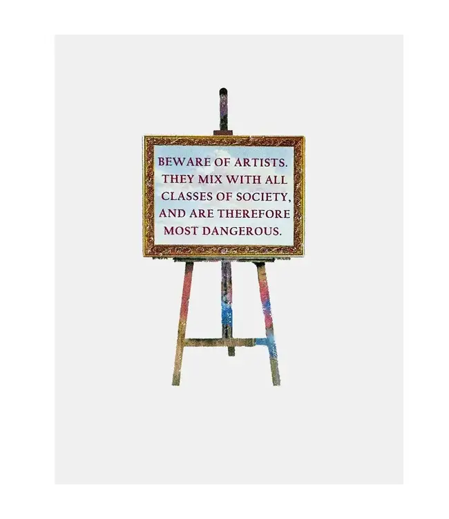 Beware of Artists Card