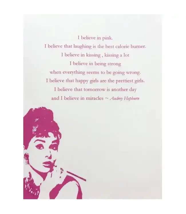 Audrey Hepburn Card