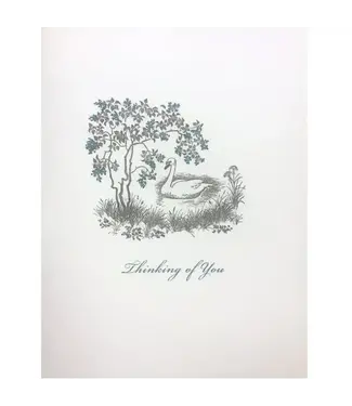 Swan Thinking of You Card