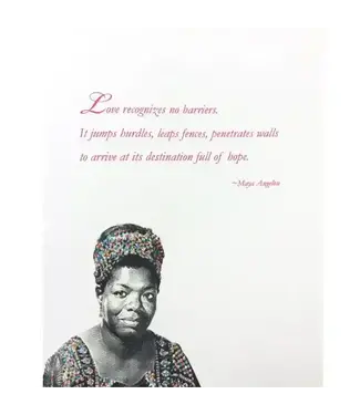 Maya Angelou Card