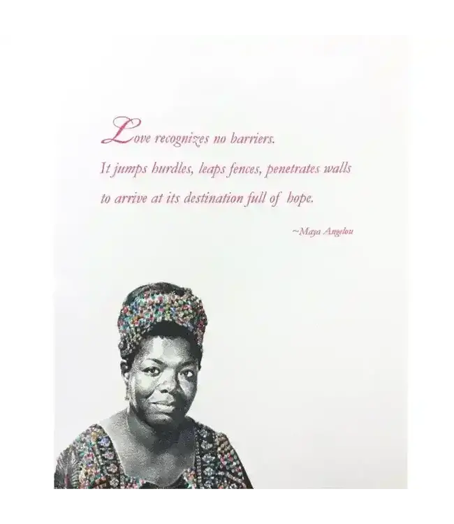 Maya Angelou Card