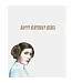 Princess Leia Birthday Card