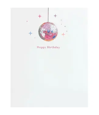 Disco Ball Birthday Card