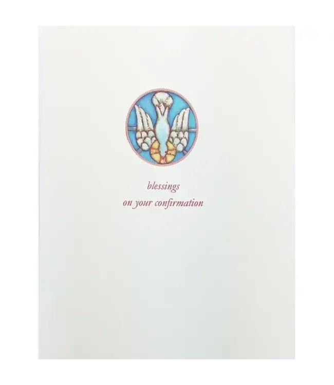 Confirmation Dove Religious Card