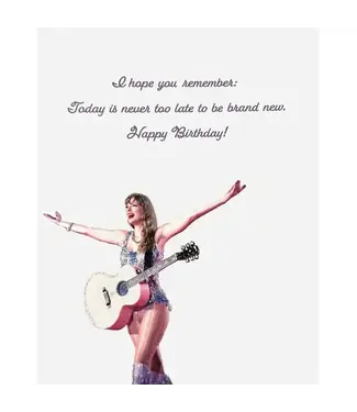 Taylor Swift Birthday Card